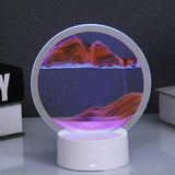 Creative Quicksand LED Sandscape Lamp | Decorative Mood Night Light