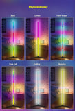 Smart RGB LED Floor Lamp - Modern Remote Control Corner Standing Light