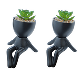 Ceramics Little People Succulent Vase - Senseandtrendz