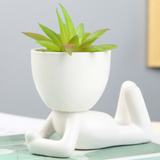 Ceramics Little People Succulent Vase - Senseandtrendz