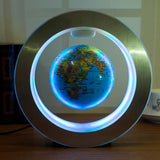 Round LED World Map Floating Globe Magnetic Levitation Light Anti Gravity Magic - Senseandtrendz