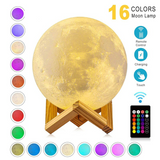 Rechargeable 3D Moon Lamp