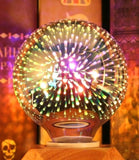 3D Fireworks Light Bulb