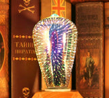 3D Fireworks Light Bulb