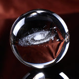 Miniatures Milky Way Crystal Ball | 3D Laser Engraved Quartz Sphere