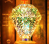 3D Fireworks Light Bulb