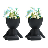 Ceramics Little People Succulent Vase - Senseandtrendz