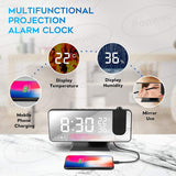 Multifunctional Radio Projection Alarm Clock - Senseandtrendz